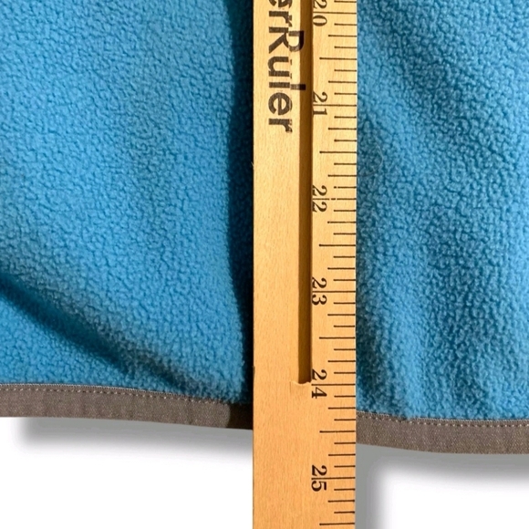 The North Face Women's Size Medium Blue And Gray Fleece Full Zip Jacket - Picture 9 of 11